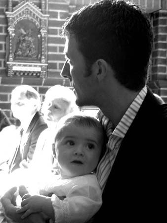 Dominic and baby